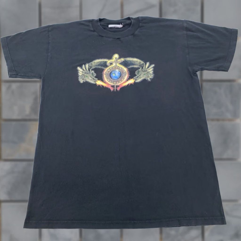 Vintage VINTAGE Excalibur Las Vegas Shirt Mens M/L Black Dragon Sword Graphic 90s Tee Size US M / EU 48-50 / 2 - 1 Thumbnail
