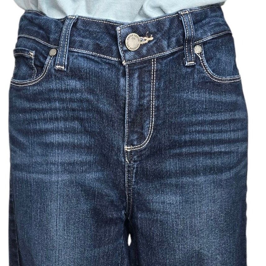 Paige Paige Womens Blue Jeans Size 29 Verdugo Ankle Dark Wash Size 29" - 3 Thumbnail