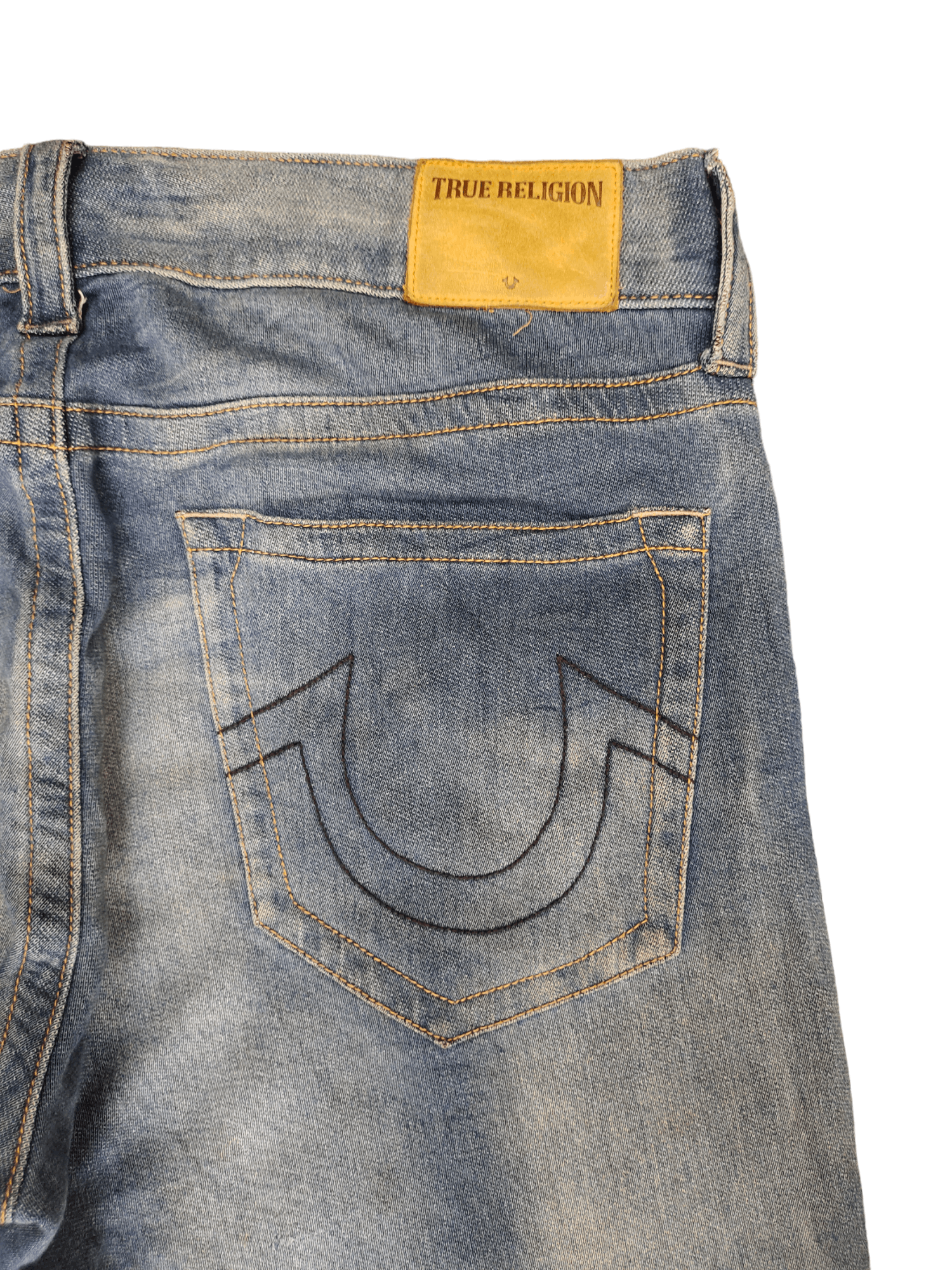 True Religion True Religion 'Geno' Relaxed Slim Soft Denim Pants Size US 34 / EU 50 - 11 Thumbnail