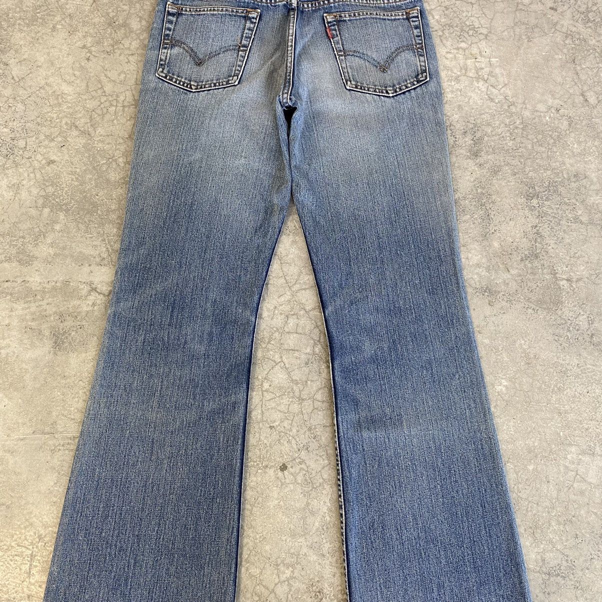 Levi's Vintage Levis 517 Faded Blue Bootcut Flared Jeans Size US 30 / EU 46 - 17 Thumbnail