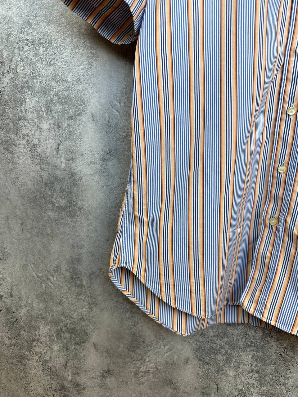 Etro Etro Milano Multicolor Striped Button Down SS Shirt Size US M / EU 48-50 / 2 - 5 Thumbnail