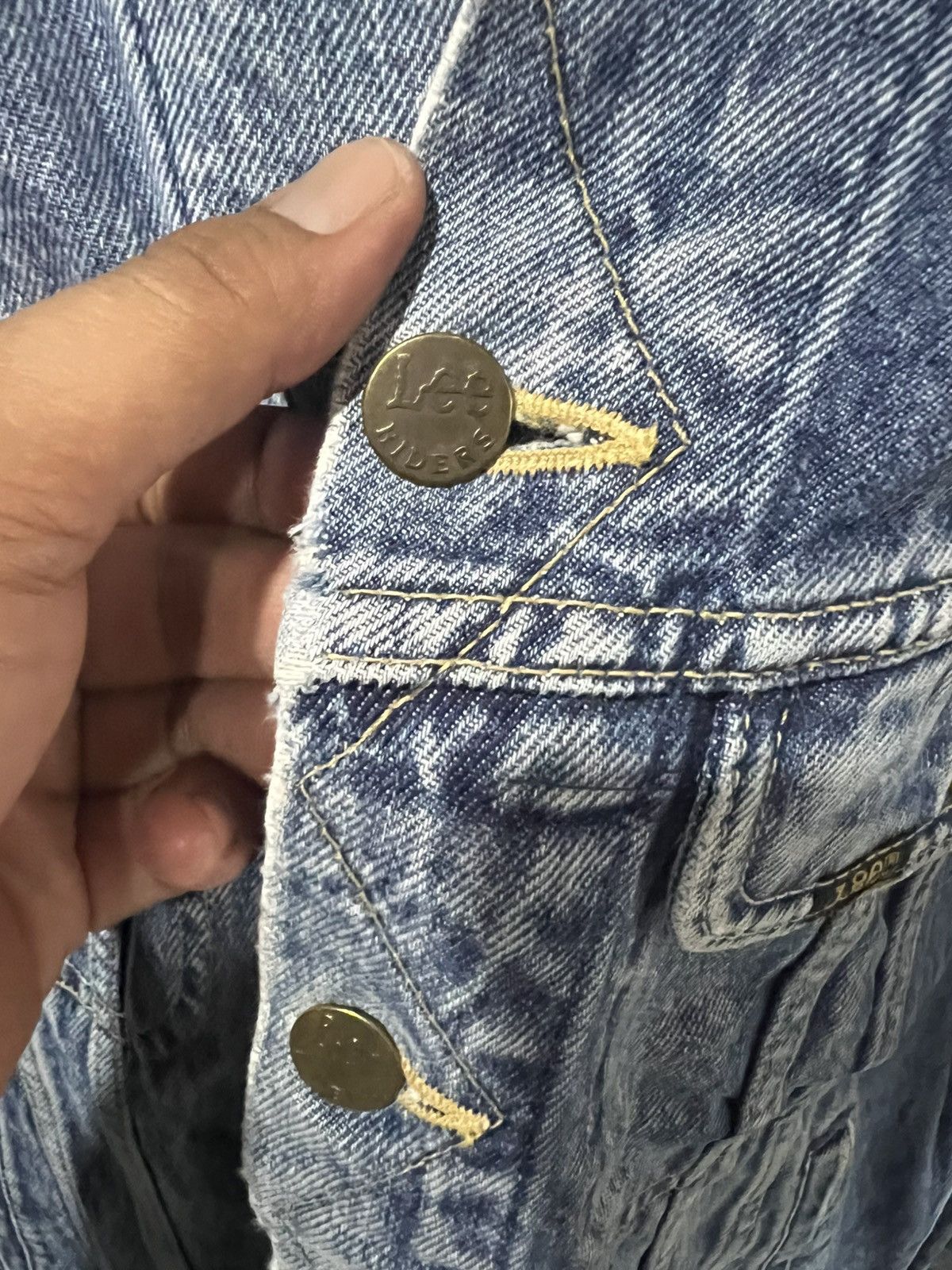 Lee 🔥Vintage Lee Riders x Edwin Denim Trucker Size US S / EU 44-46 / 1 - 14 Thumbnail