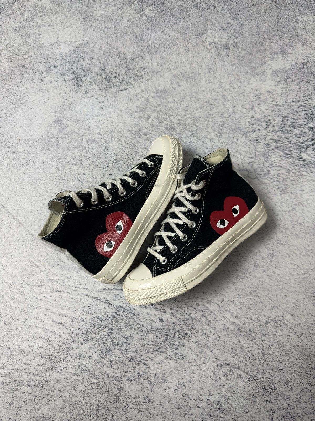 Comme des Garcons PLAY × Converse Comme Des Garçons Play x Converse High Top Sneakers Woman Size US 8 / IT 38 - 8 Thumbnail
