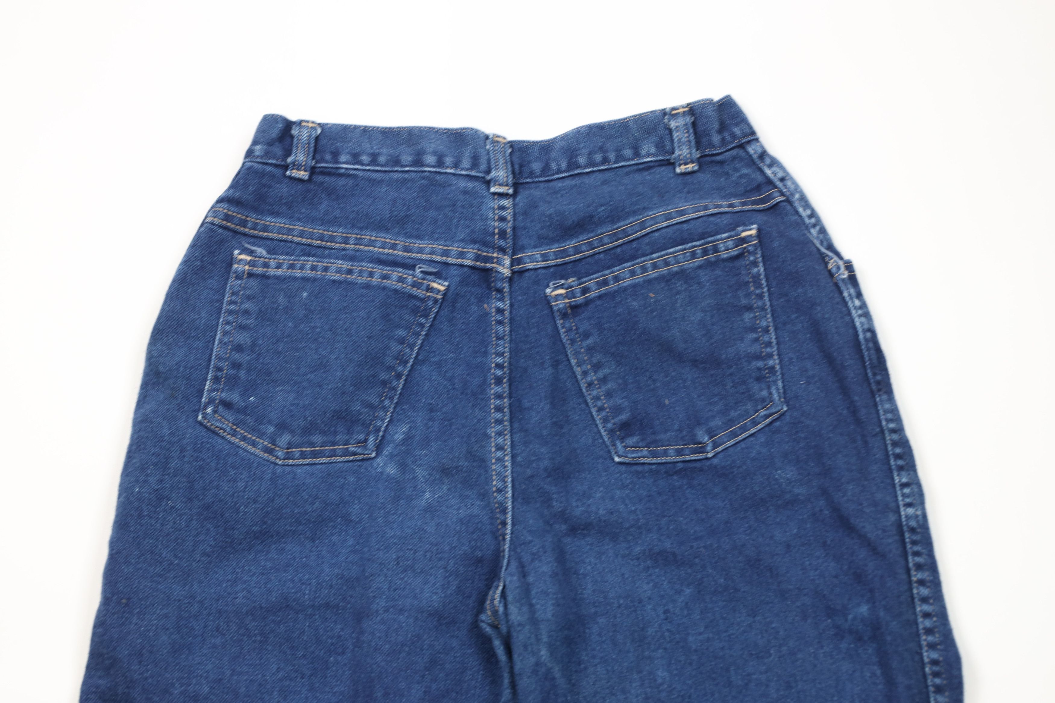 Vintage Vintage 70s Streetwear Tapered Leg Denim Jeans Blue USA Size 32" / US 10 / IT 46 - 13 Thumbnail
