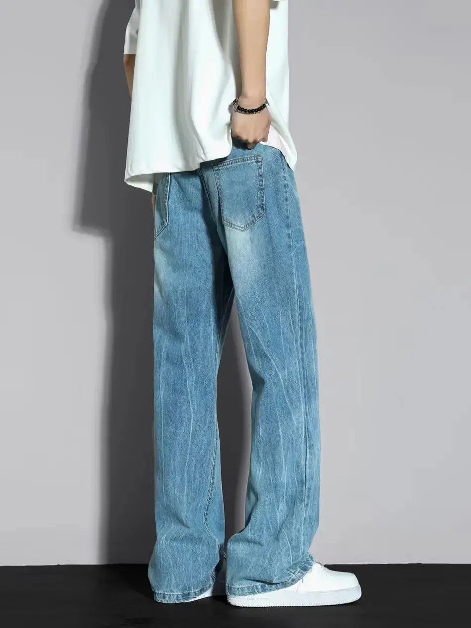 Japanese Brand Retro loose high street micro flared jeans Size US 32 / EU 48 - 2 Thumbnail