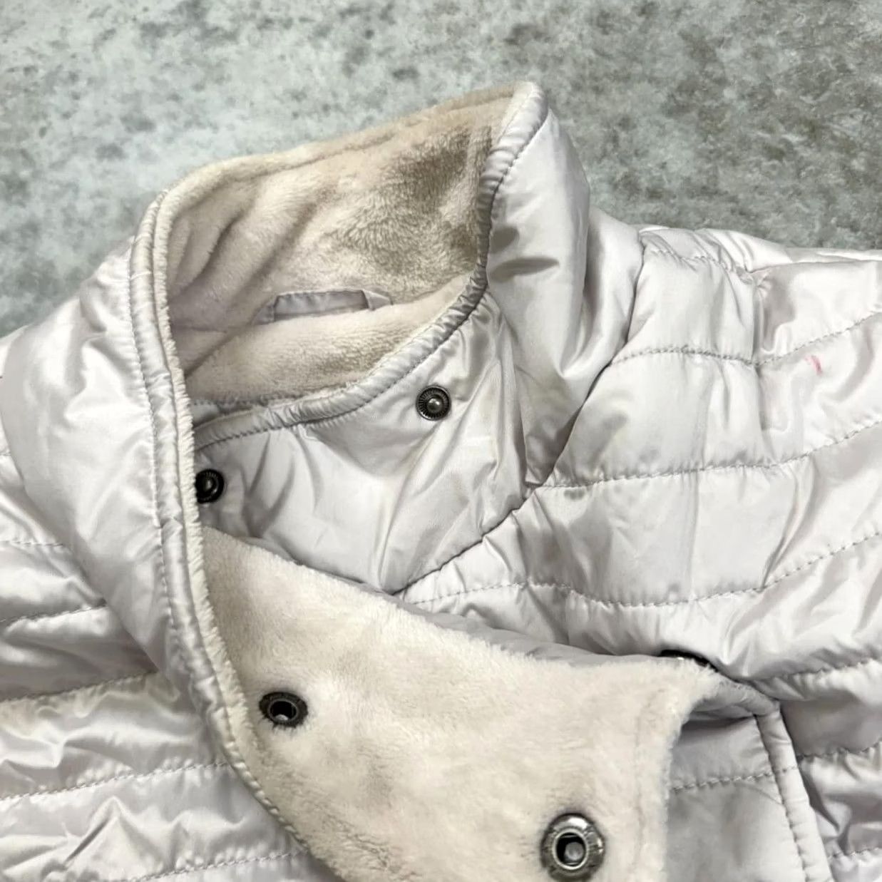 Ugg UGG Australia Jacket Womens XL Gray Quilted Asymmetrical Snap Fleece Lined Coat Size XL / US 12-14 / IT 48-50 - 7 Thumbnail