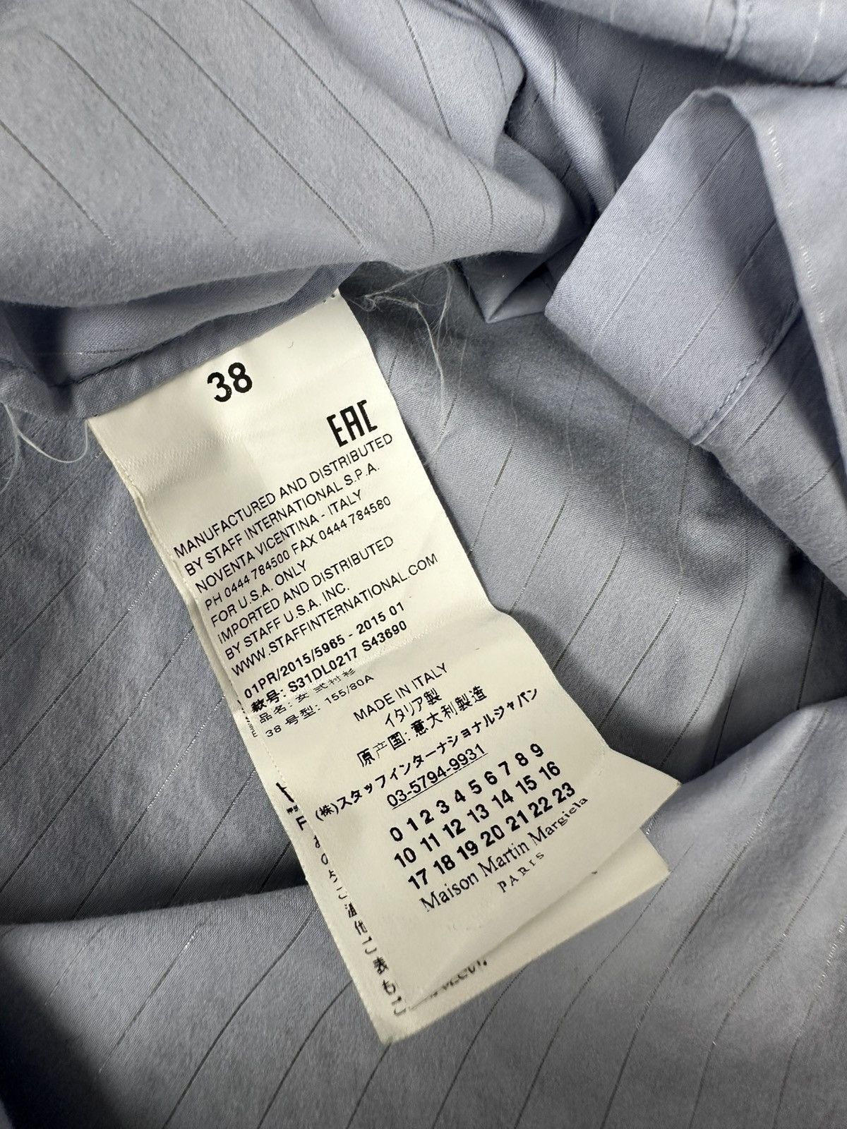 Maison Margiela Maison Margiela - Line 4 Roll Up Sleeve Double Collar Shirt Size XS / US 0-2 / IT 36-38 - 14 Thumbnail