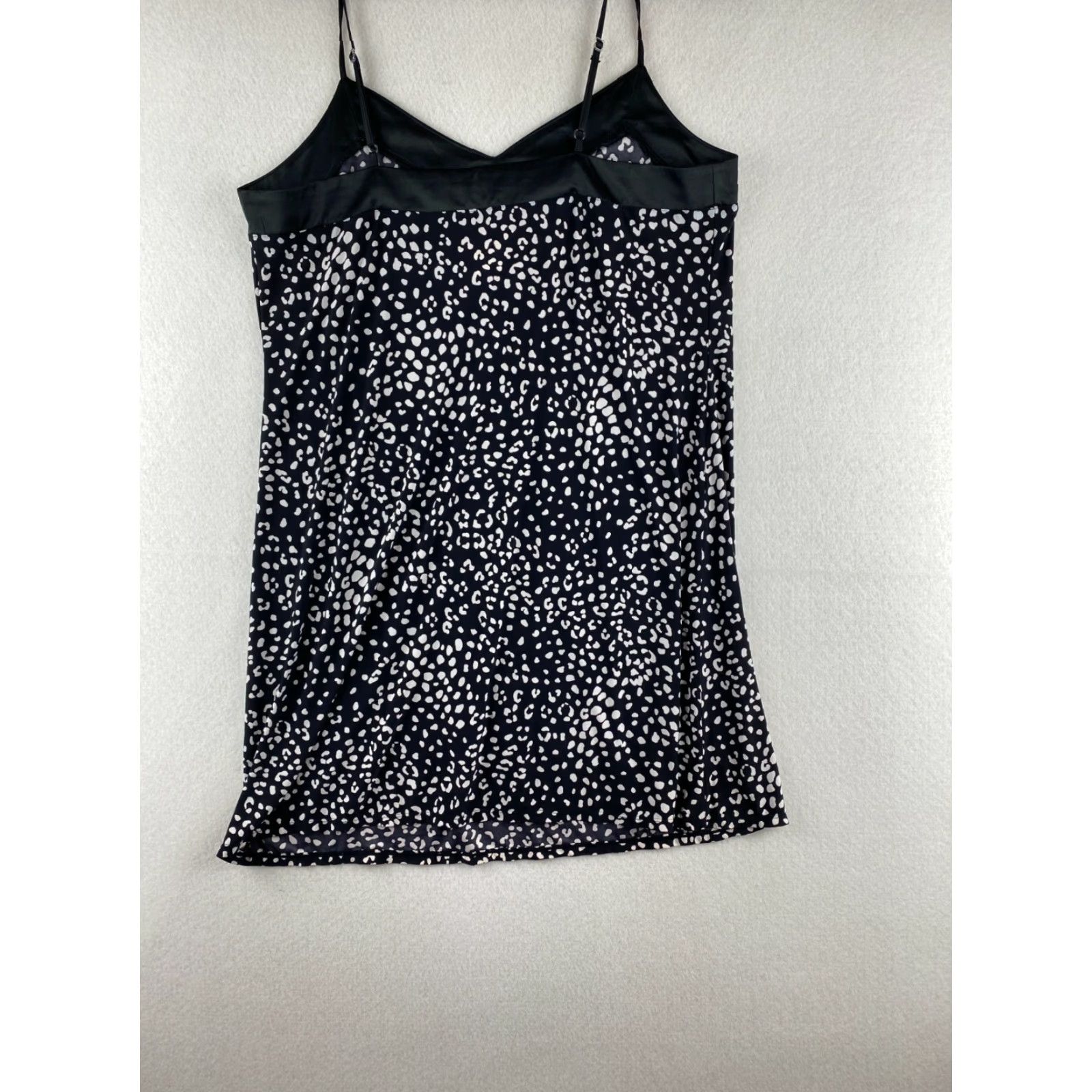Alfani Alfani Camisole Pajamas Womens Large L Black Stretch Adjustable Sleepwear Shirt Sleeveless Scoop Neck Casual Size ONE SIZE - 5 Thumbnail