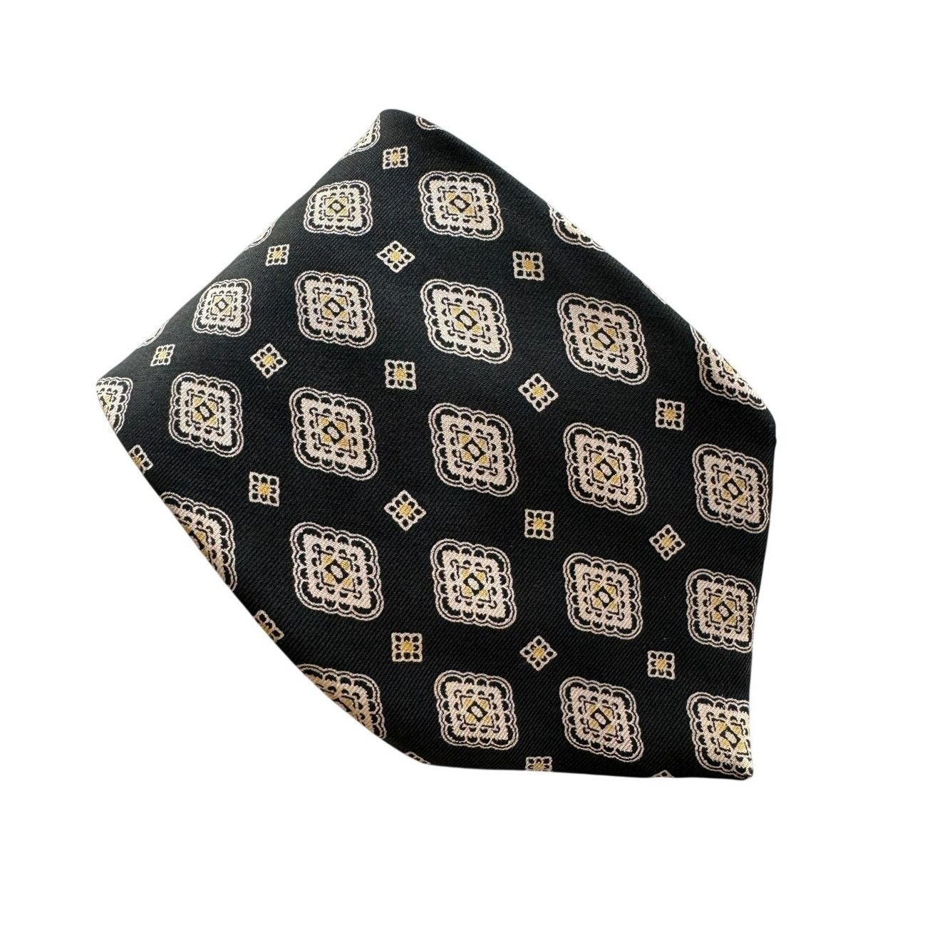 Lanvin Lanvin designer 100% silk medallion print tie 3.5” w Size ONE SIZE - 5 Thumbnail