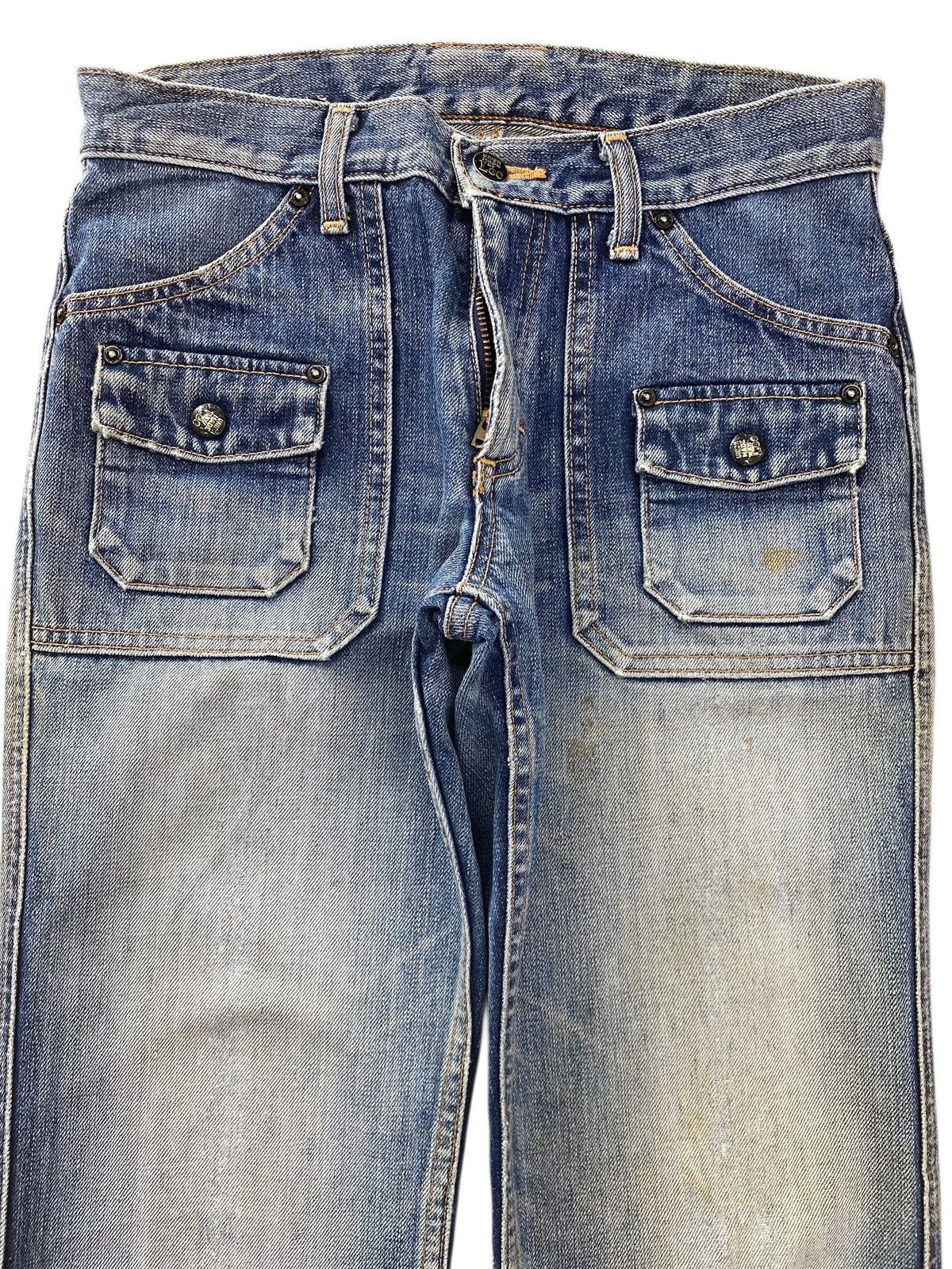 Lee Lee Riders Faded Wash Style Boot Cut Jeans Size US 27 - 2 Thumbnail