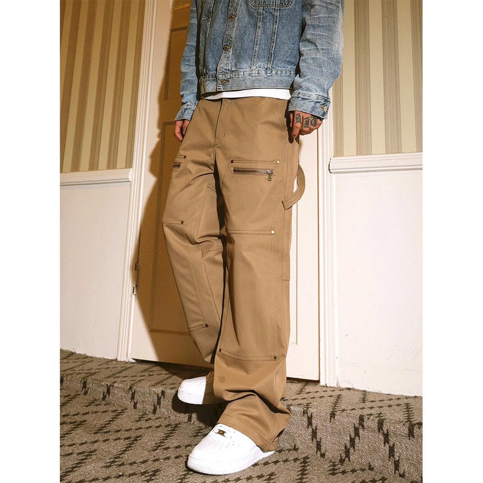 Vintage Loose Straight Stacked Carpenter Pants Size US 30 / EU 46 - 1 Thumbnail