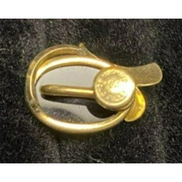 Other Vintage 12K G.F. and Black Onyx Screw-Back Earrings Size ONE SIZE - 3 Thumbnail