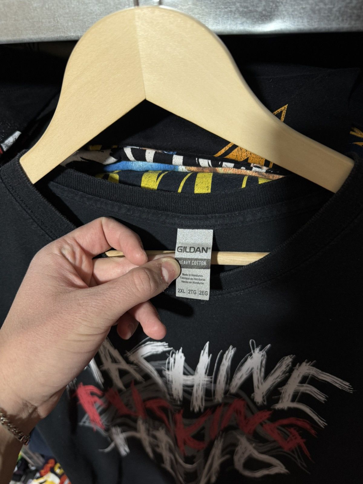 Band Tees 2016 Machine Fucking Head Head Bang Mother Fucking T-Shirt Size US XXL / EU 58 / 5 - 5 Thumbnail