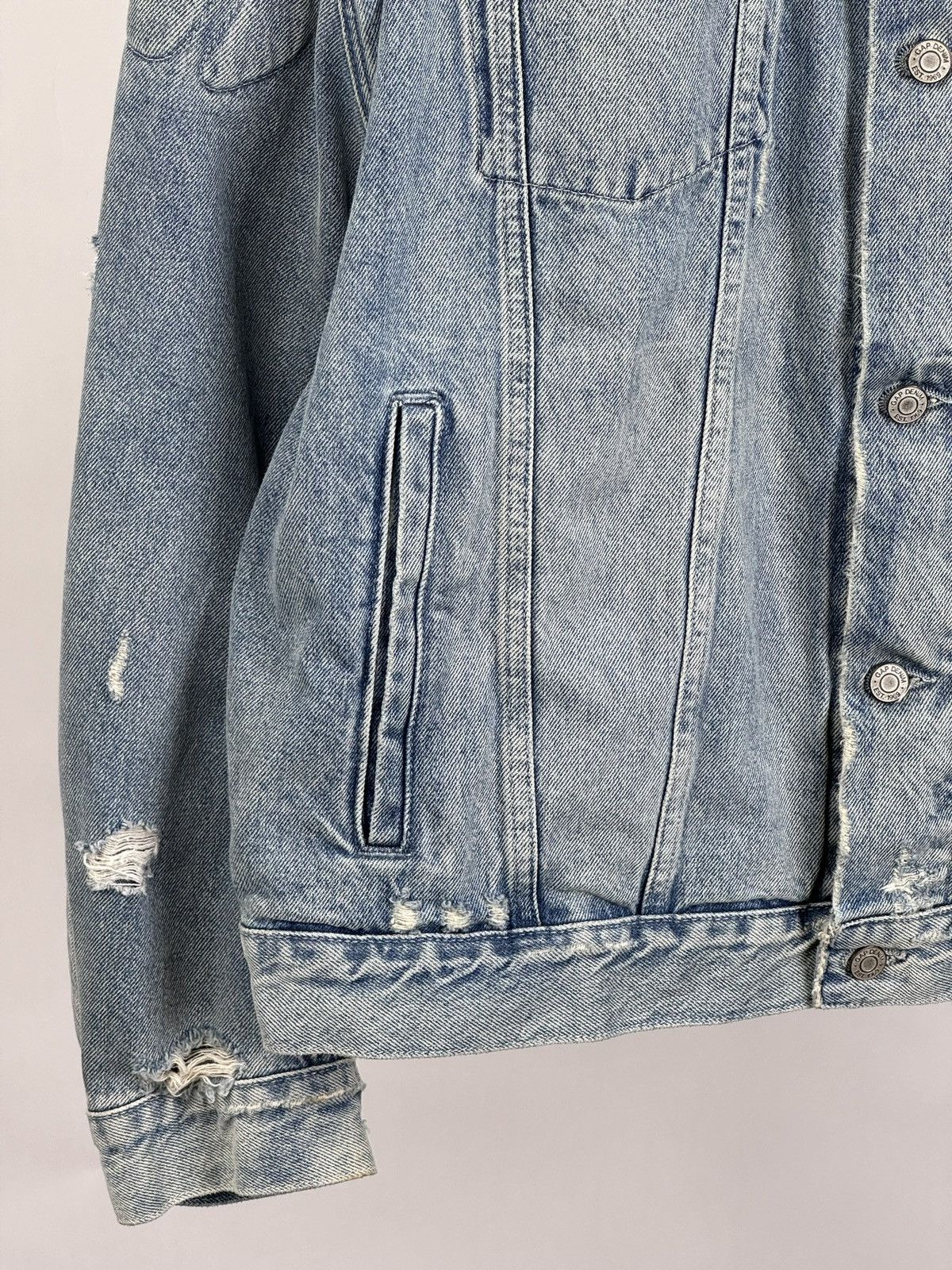Balenciaga × Gap × Kanye West Padded Denim Jacket L Size US L / EU 52-54 / 3 - 5 Thumbnail