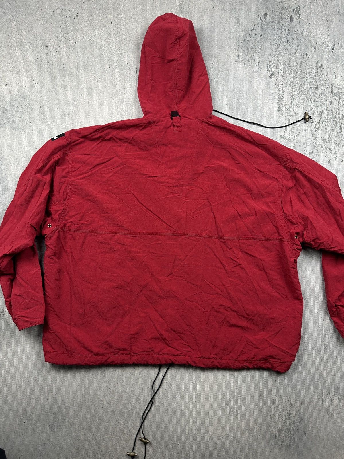 Adidas Vintage Adidas Equipment Red Hooded Windbreaker Jacket 90s Size US XL / EU 56 / 4 - 8 Thumbnail