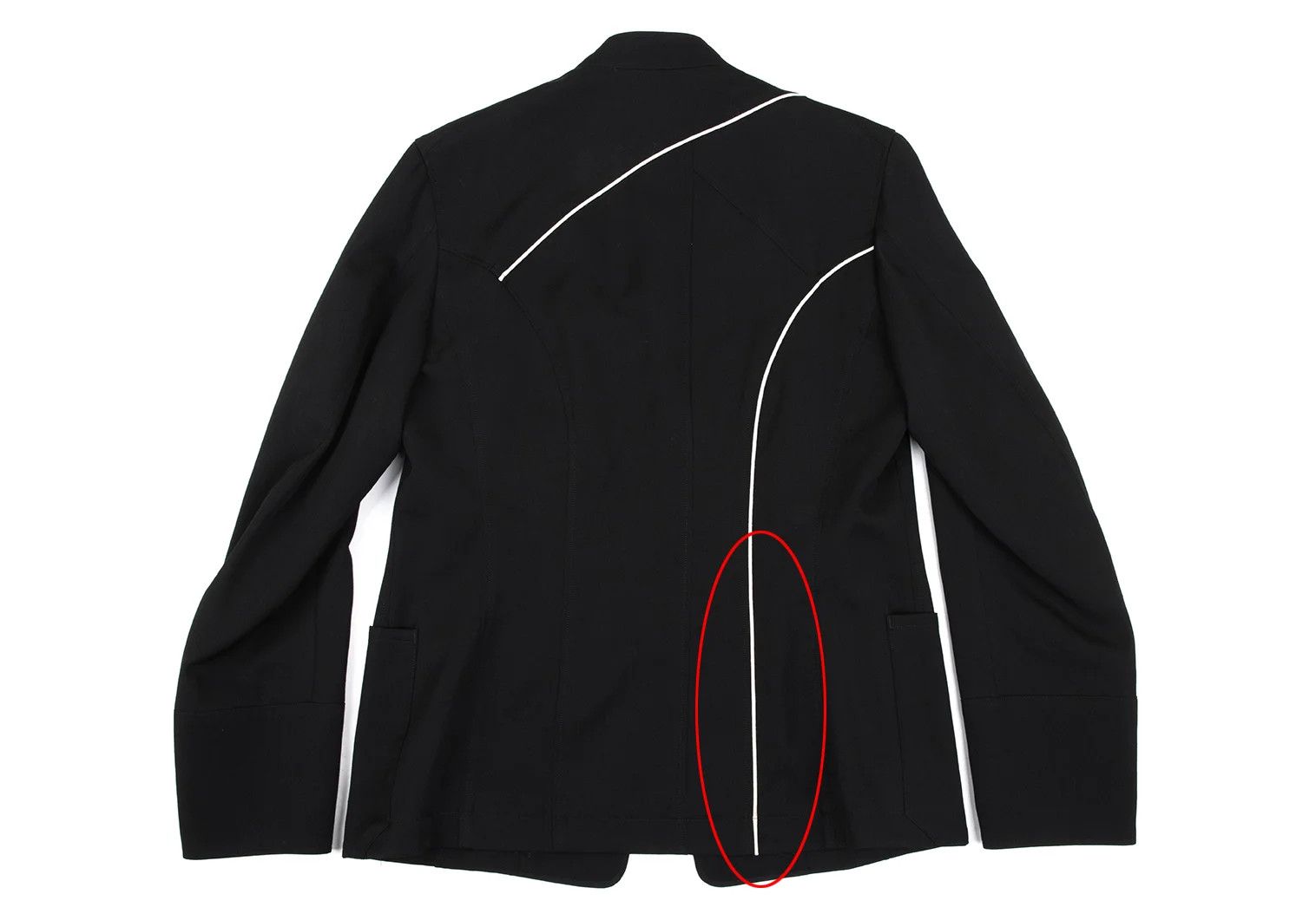 Yohji Yamamoto Yohji Yamamoto Wool Gabardine Jacket Black Size US M / EU 48-50 / 2 - 13 Thumbnail