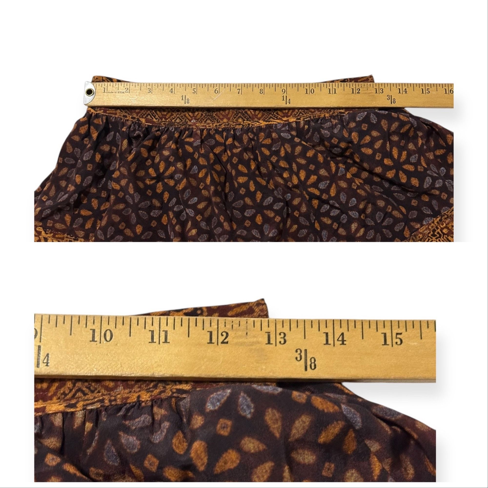 Ulla Johnson Ulla Johnson Silk Omila Skirt in Agate, Size 2, Brown burgu Size 26" / US 2 / IT 38 - 16 Thumbnail