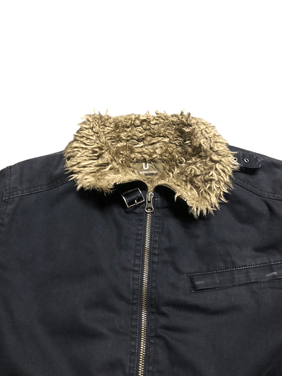 Japanese Brand × Vintage Vintage Union Station Deep Pile Lined Jacket SUNFADED Size US M / EU 48-50 / 2 - 8 Thumbnail