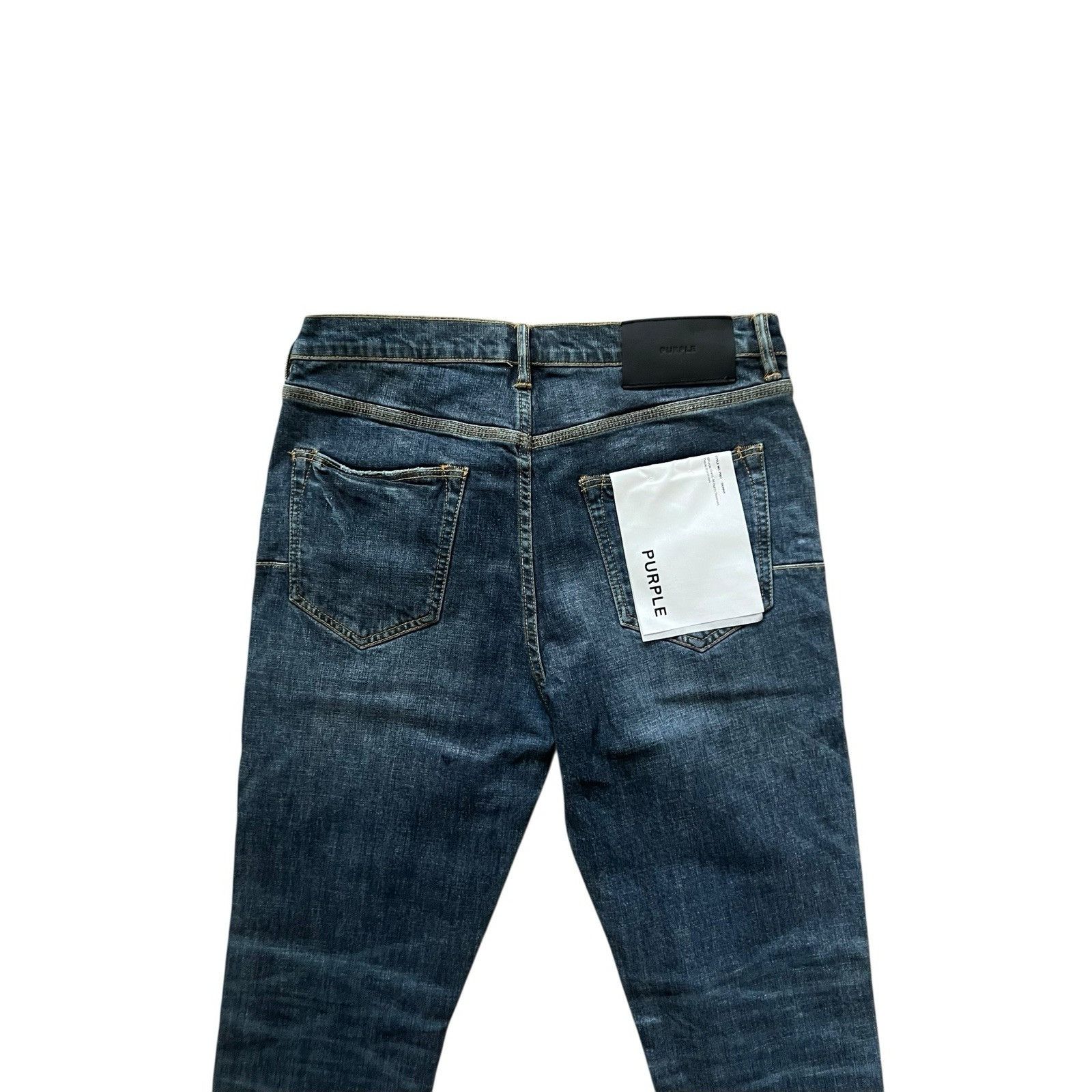 Purple Brand Purple Brand Jeans Mens D-Skinny Slim Blue P001 Size 33/32 Size US 33 - 5 Thumbnail