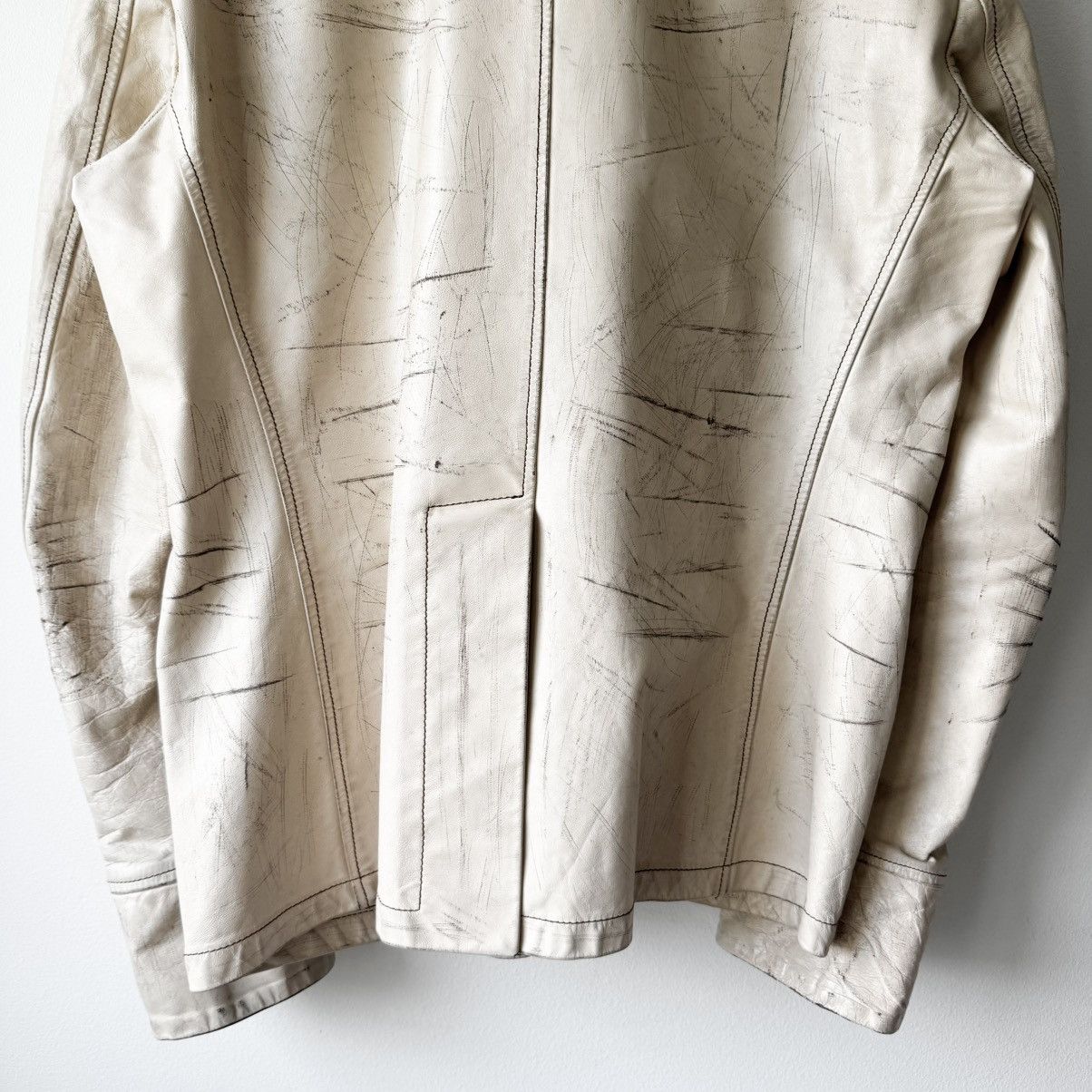Yves Saint Laurent YSL Rive Gauche Tom Ford SS2002 M65 Military Leather Jacket Size US L / EU 52-54 / 3 - 7 Thumbnail