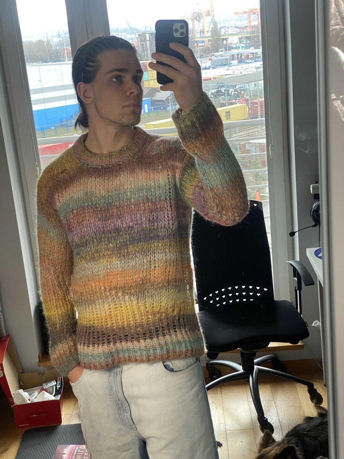 Acne Studios Acne Studios asymetric gradient sweater knit Size US M / EU 48-50 / 2 - 9 Thumbnail