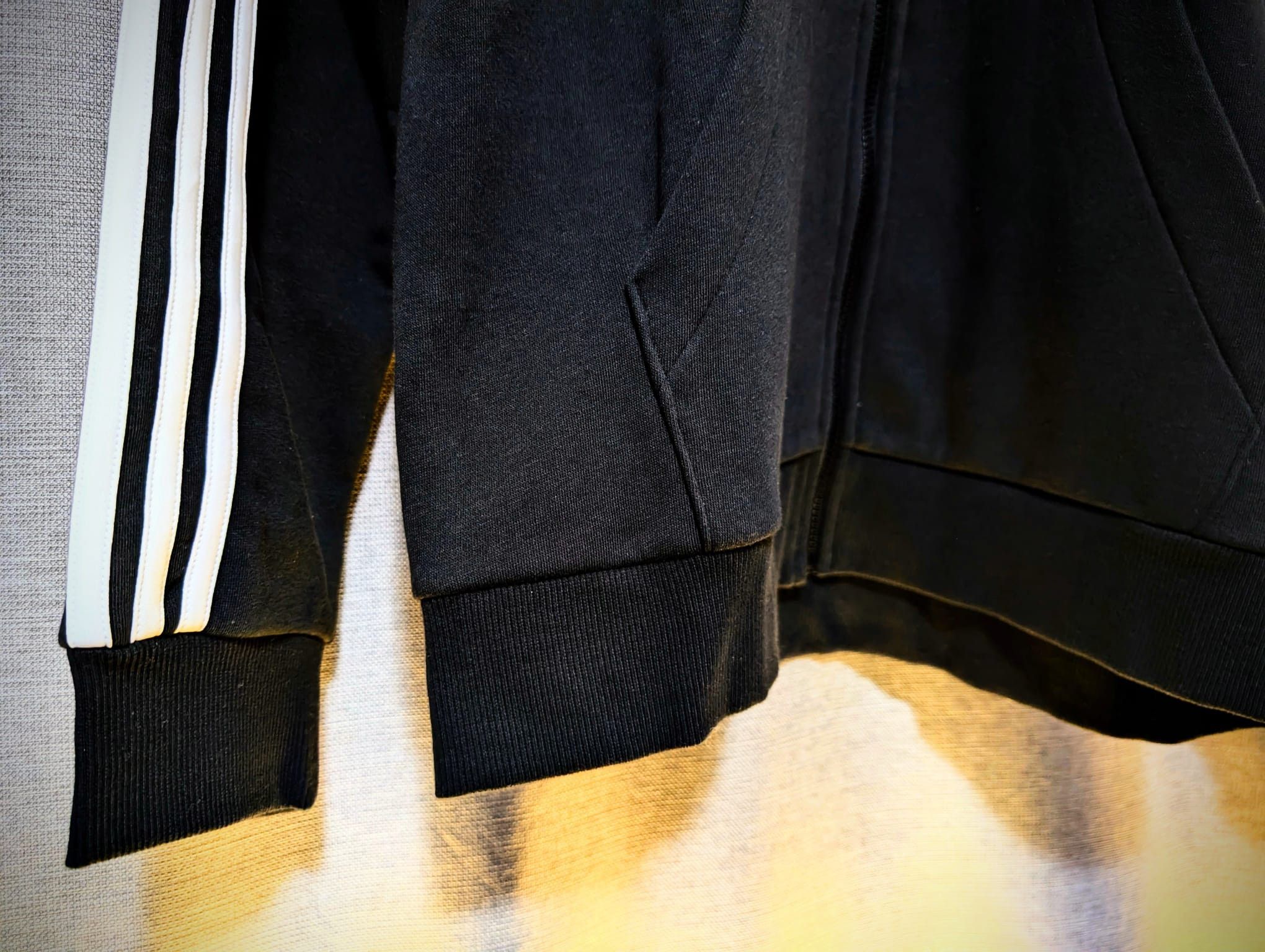 Adidas Adidas Black Hoodie Zip-up Jacket Size L / US 10 / IT 46 - 5 Thumbnail