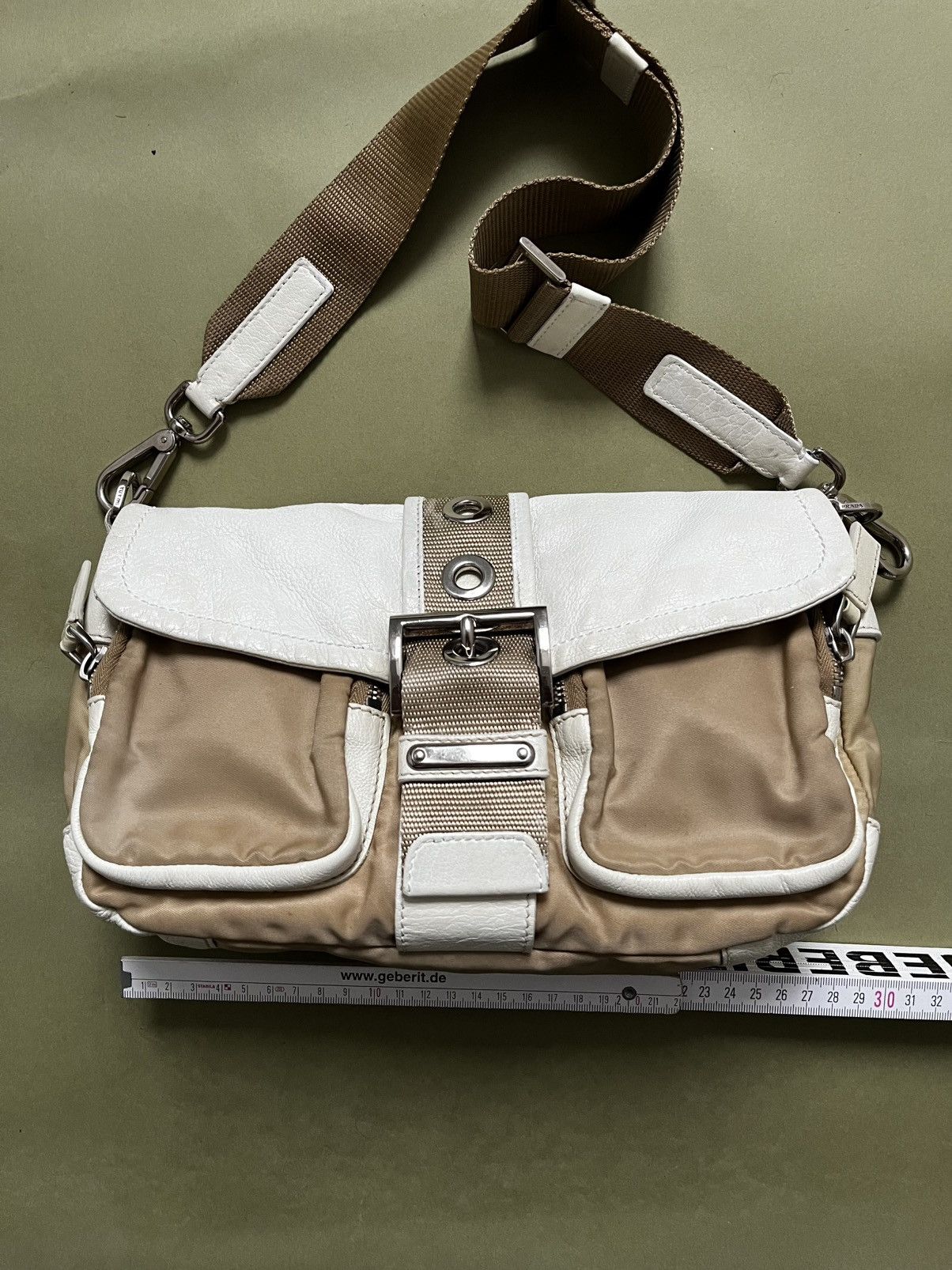 Prada 2004 Prada Pocket Flap Nylon / Canvas Shoulder Bag Size ONE SIZE - 7 Thumbnail