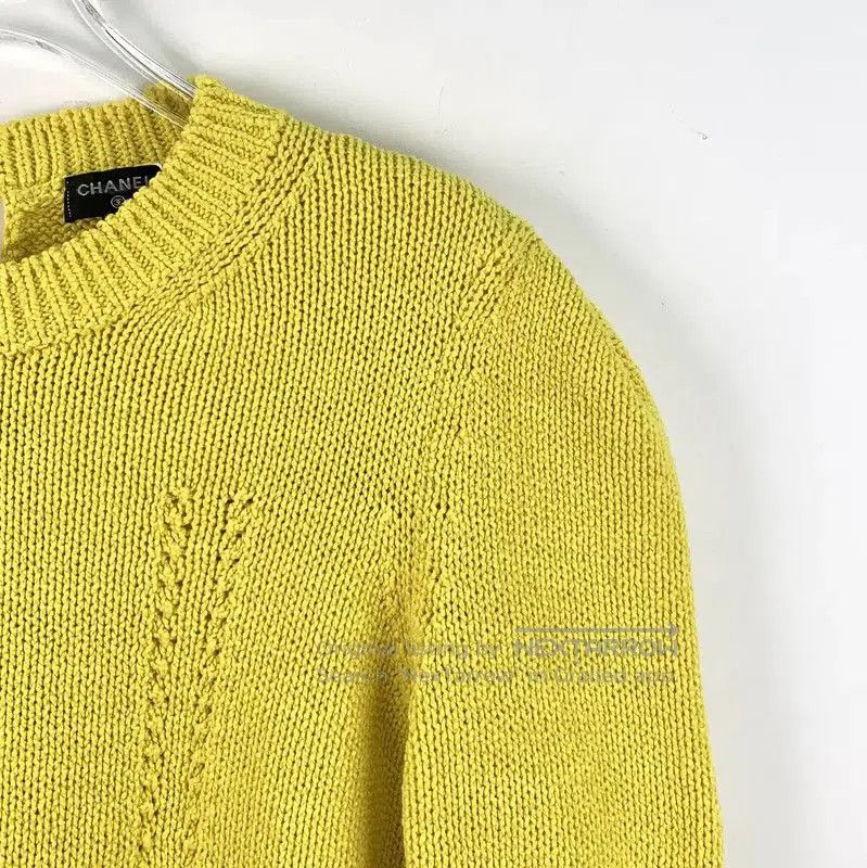 Chanel Chanel Yellow Cotton Knit Sweater for Women . Size S / US 4 / IT 40 - 3 Thumbnail
