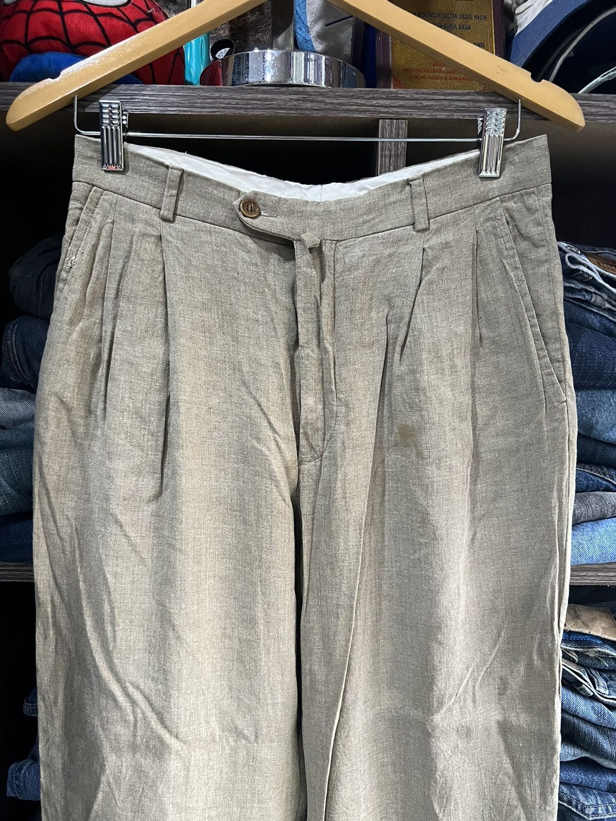 Adolfo Dominguez 🔥Vintage Adolfo Dominguez Pleated Pant Size US 29 - 4 Thumbnail
