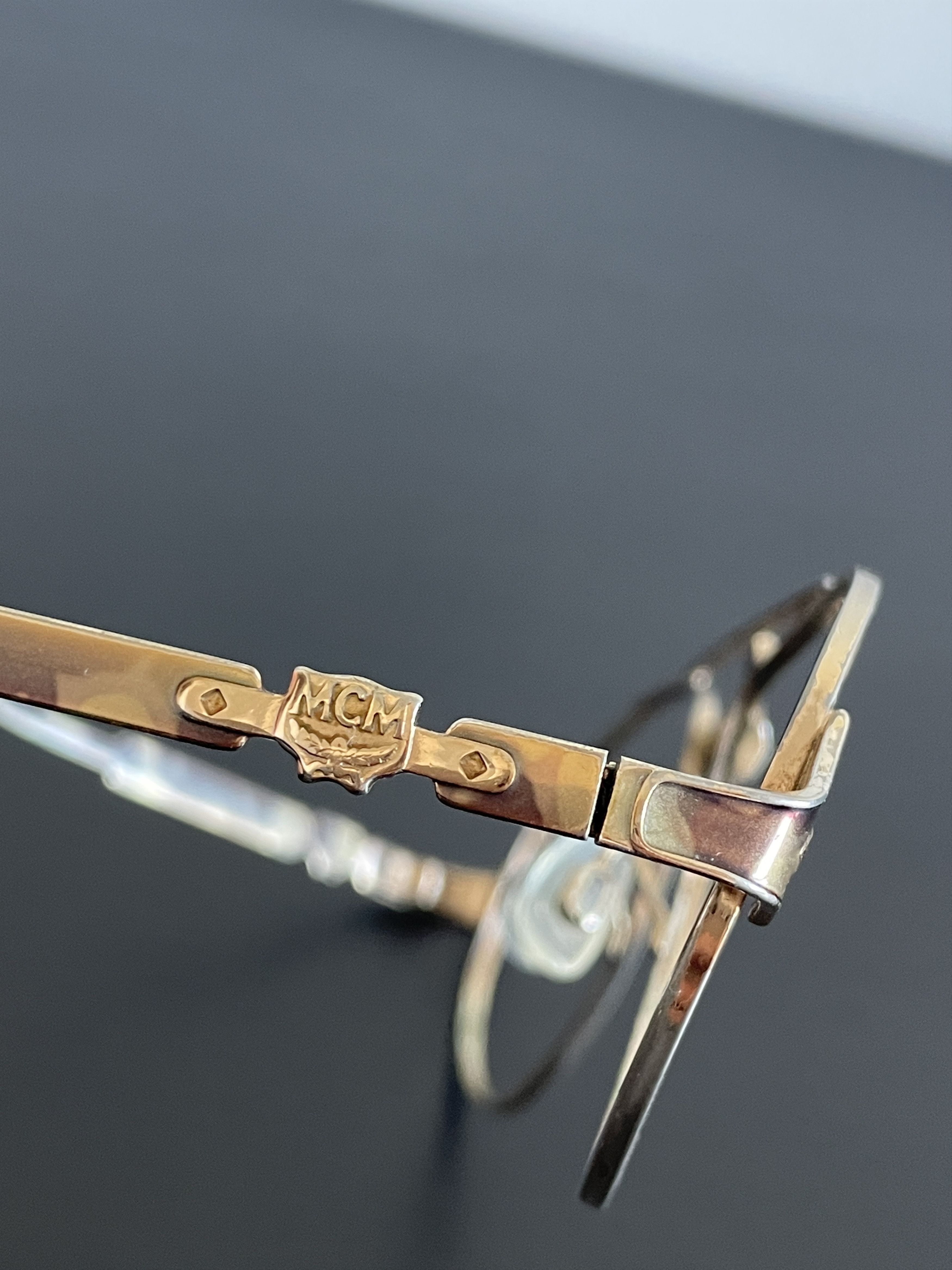MCM VINTAGE MCM GOLD AVIATOR FRAMES Size ONE SIZE - 4 Thumbnail