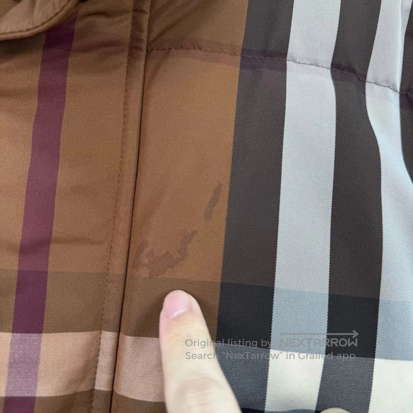Burberry Burberry Birch Brown Check Reversible Down Jacket. Size US M / EU 48-50 / 2 - 6 Thumbnail
