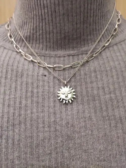 VIBE Sun Punk Necklace Chain Choker Size ONE SIZE - 2 Thumbnail