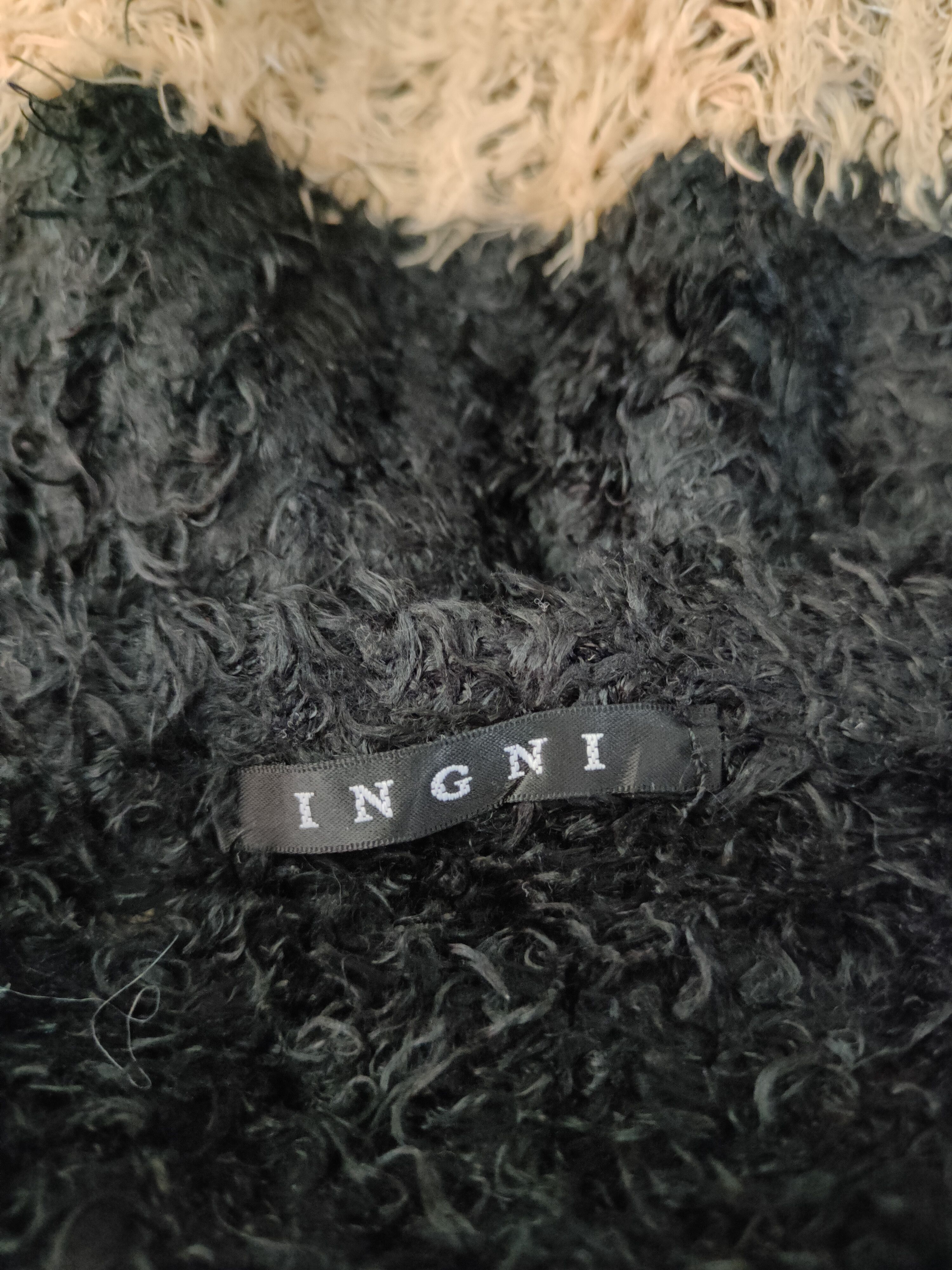 Homespun Knitwear × Japanese Brand × Solid and Striped Ingni Black Brown Shag Shaggy Fur Mohair Knitwear #S1954 Size M / US 6-8 / IT 42-44 - 12 Thumbnail