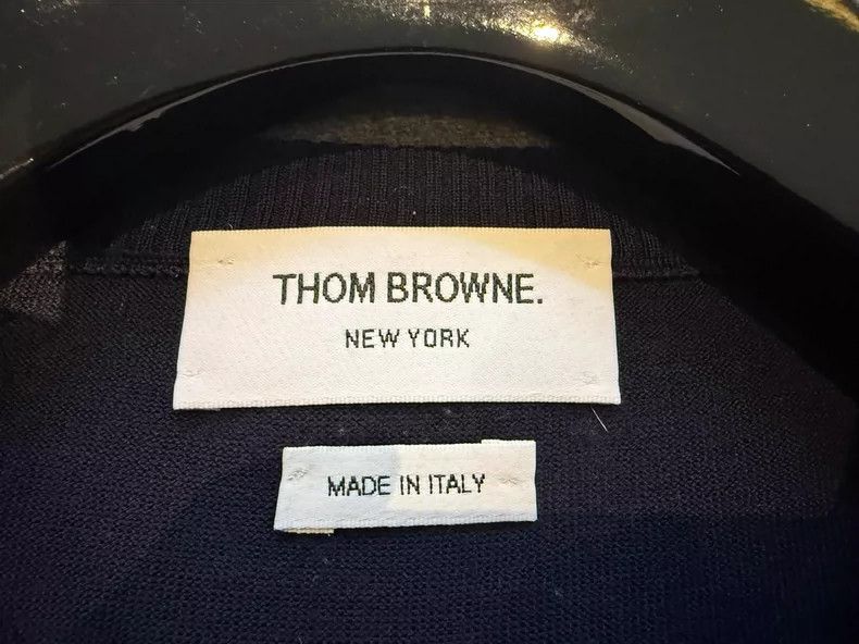 Thom Browne Thom Browne size2 Classic four bar sleeve knit sweater Size US M / EU 48-50 / 2 - 4 Thumbnail
