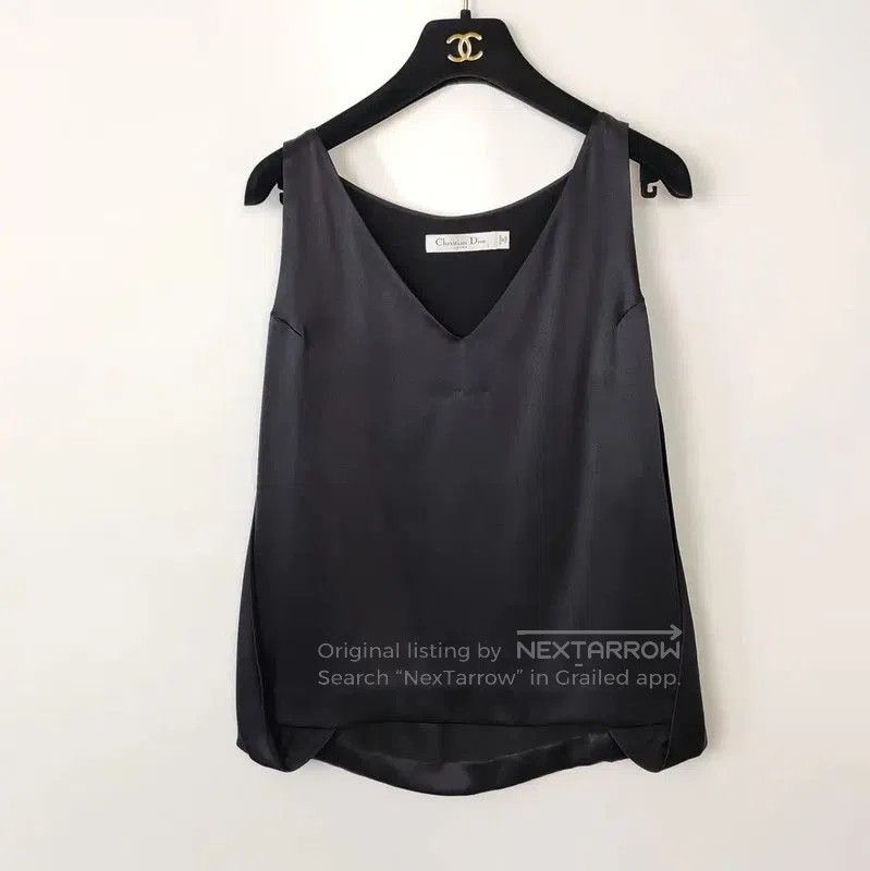 Dior Dior Black Silk Women's T. Size S / US 4 / IT 40 - 1 Thumbnail