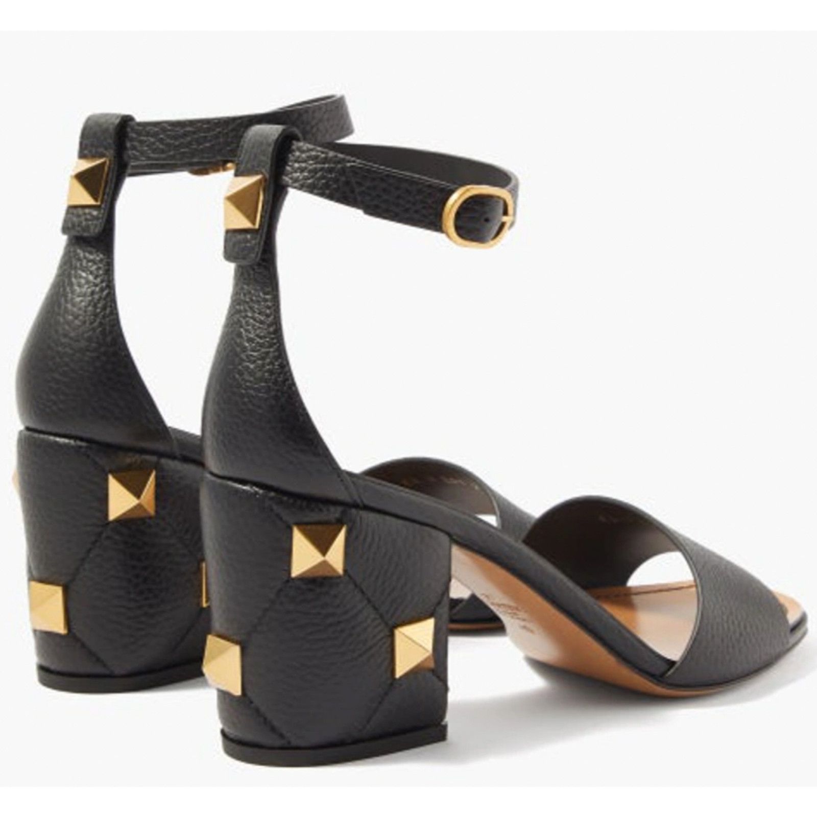 Valentino Rockstud Roman Stud Ankle Strap Sandal Block Heel Pump 42 Size US 12 / IT 42 - 10 Thumbnail