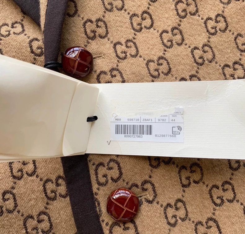 Gucci Gucci Men's GG Print Wool Coat-2506 Size US L / EU 52-54 / 3 - 7 Thumbnail