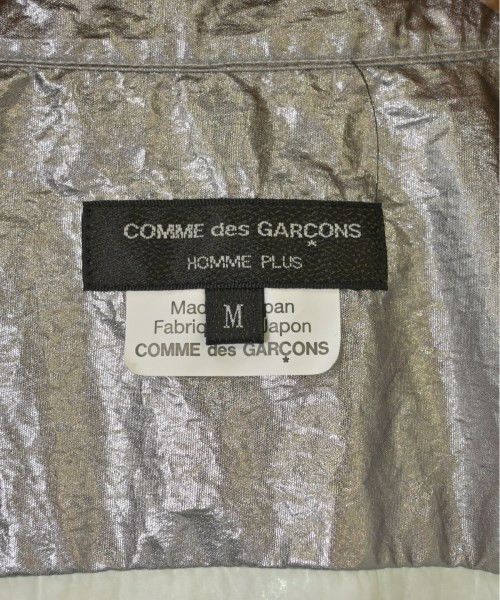 Comme des Garcons Homme Plus Shirt Button Up Long Sleeve Nylon Chest Pocket Silver Size US M / EU 48-50 / 2 - 6 Thumbnail