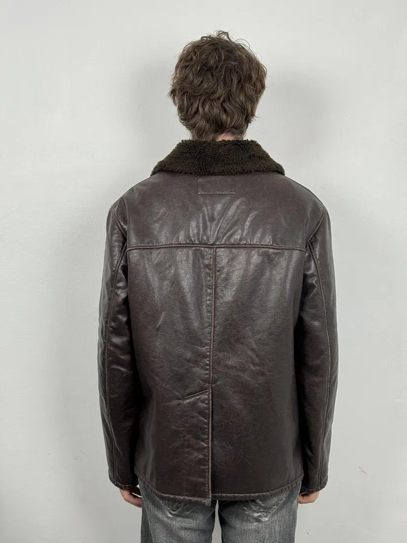 Armani 2000s Armani Brown Faux Shearling Jacket Size US M / EU 48-50 / 2 - 4 Thumbnail