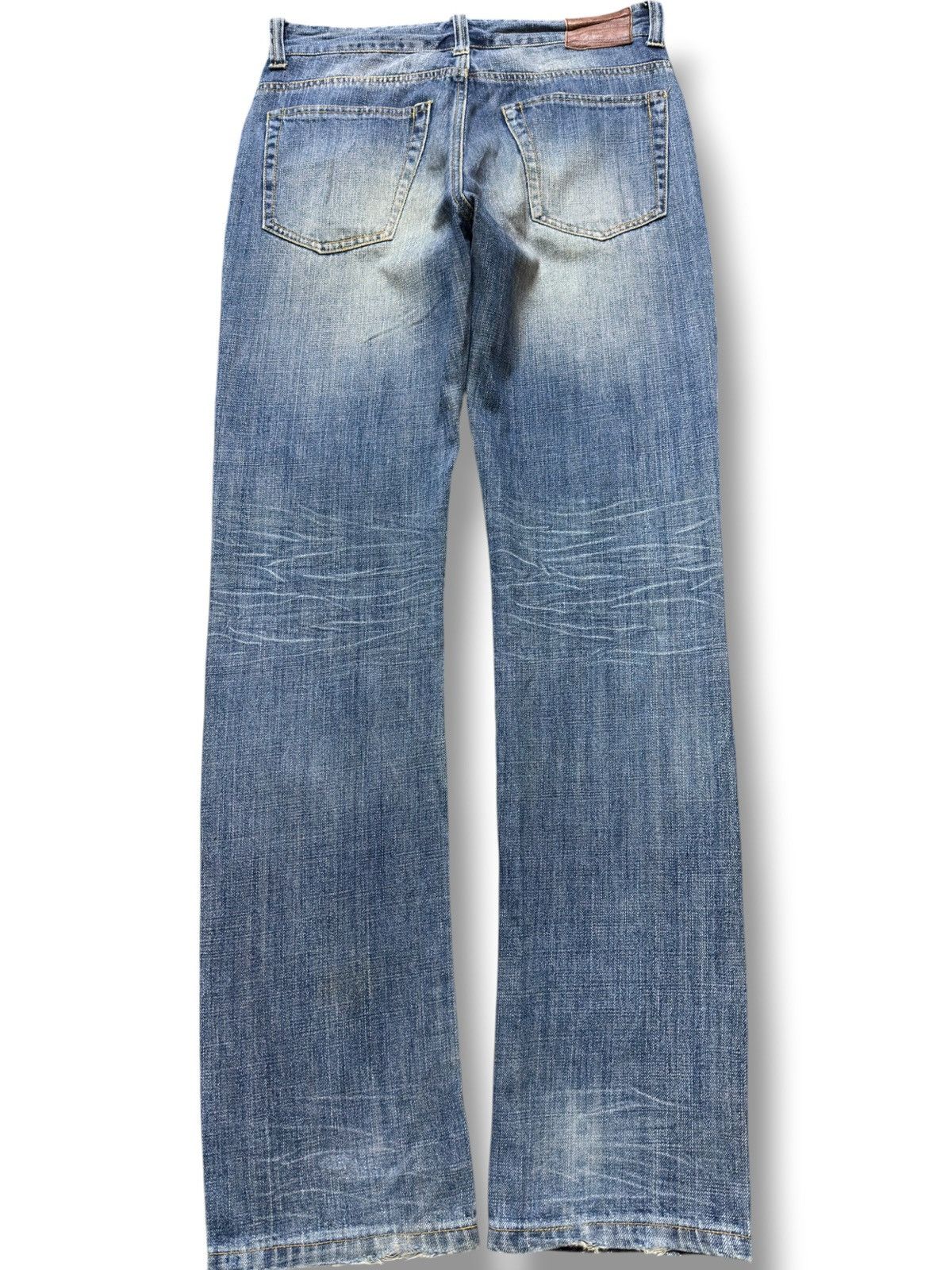 Global Work Vintage Global Work Rough&Natural Faded Distressed Denim Size US 31 - 4 Thumbnail