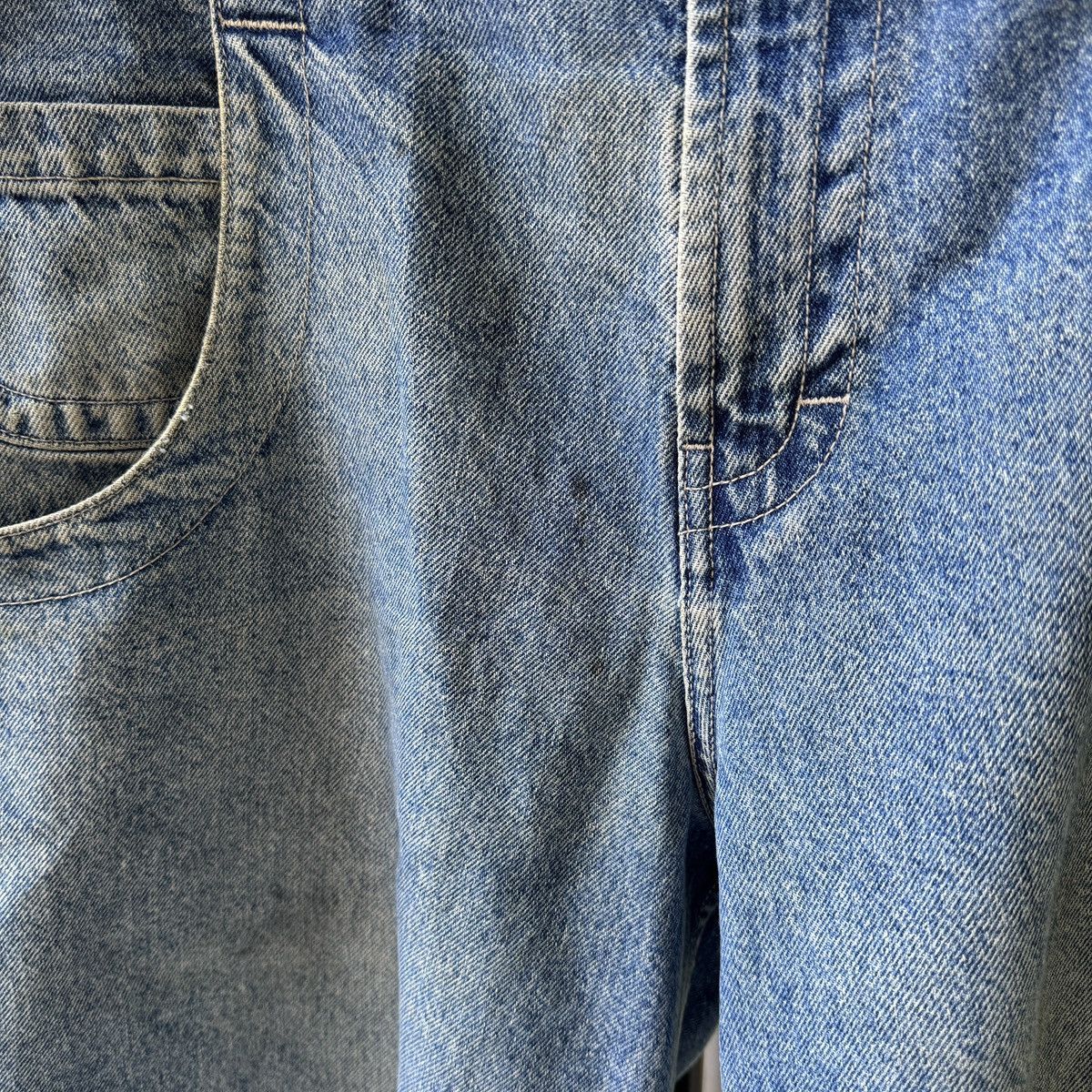 JNCO 90s JNCO Big Rig Shorts Thrashed Faded ERD Skater Grunge Size US 36 / EU 52 - 11 Thumbnail