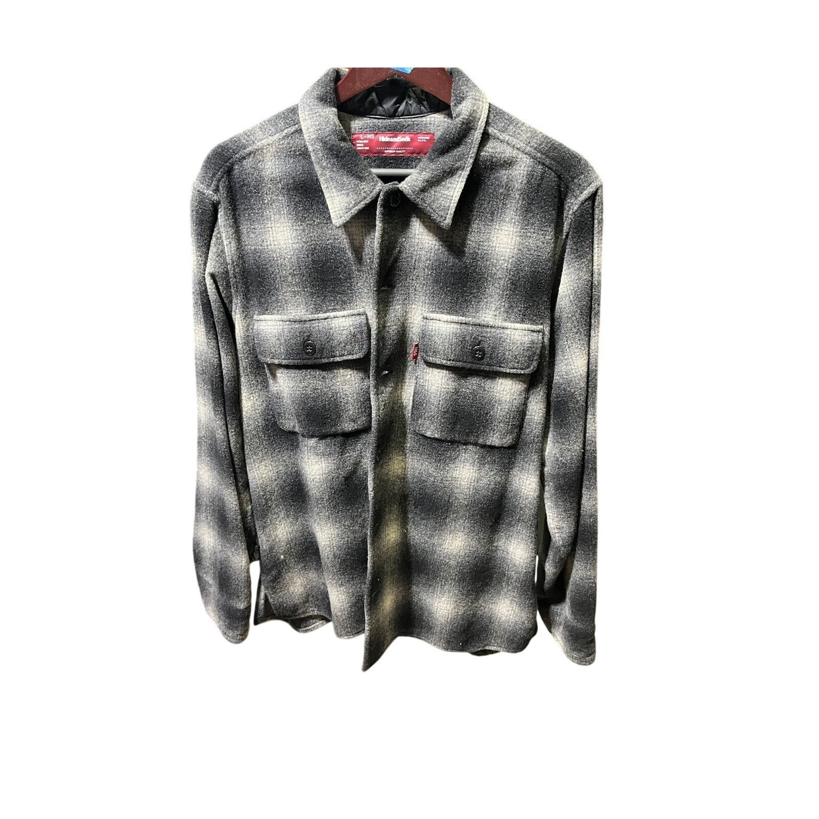 HIDEAWAYS Stylish Hide and Seek Japanese Brand Flannel Button-Down Size US L / EU 52-54 / 3 - 1 Preview
