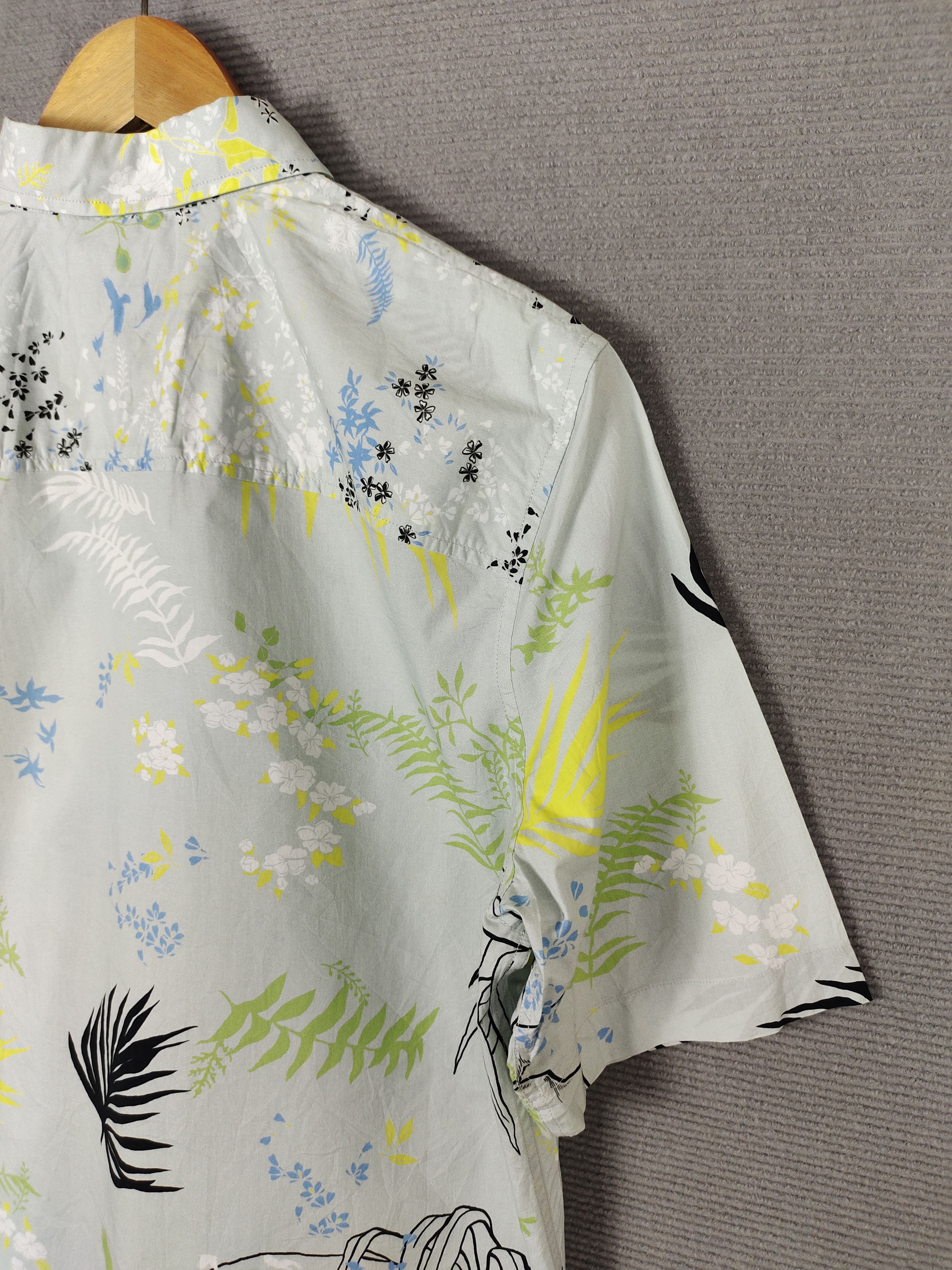 Diesel Vintage Y2k Diesel Flower Printed Oversize Shirt Size US S / EU 44-46 / 1 - 10 Thumbnail