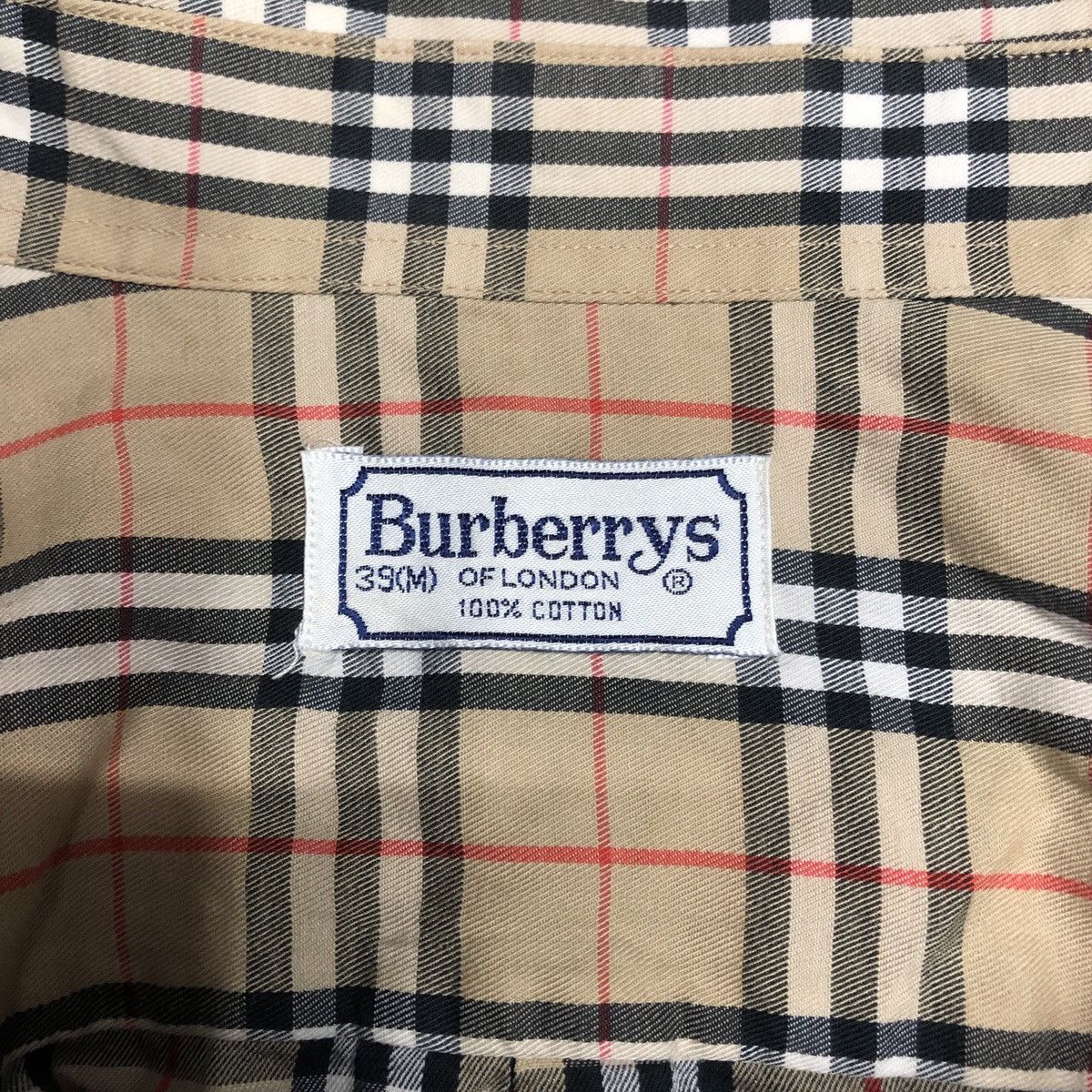 Burberry × Vintage Vintage Burberry Nova Plaid L/S Shirt Size US M / EU 48-50 / 2 - 5 Thumbnail