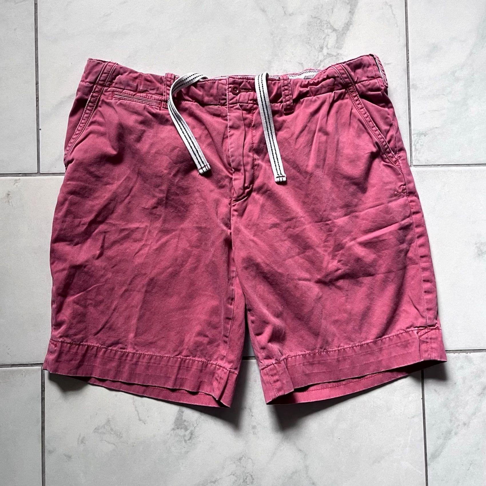 Polo Ralph Lauren VINTAGE Polo Ralph Lauren Cargo Shorts 38 Red Mens Cotton Utility Embroidered Mountain Size US M / EU 48-50 / 2 - 2 Thumbnail