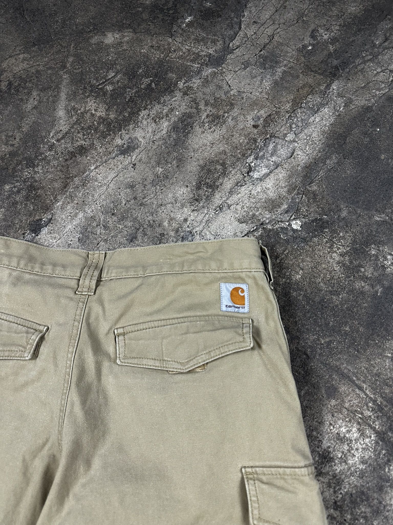 Carhartt 00s Vintage Carhartt Cargo Shorts Workwear Size US 30 / EU 46 - 4 Thumbnail