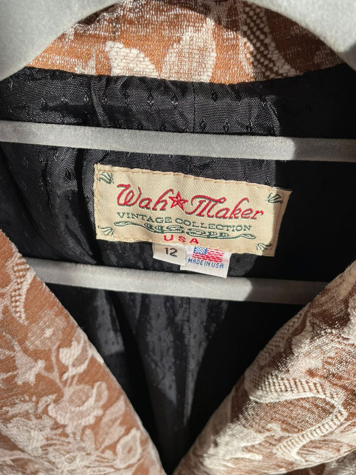Vintage Vintage Wah Maker made in USA coat floral avantgarde Size M / US 6-8 / IT 42-44 - 9 Thumbnail