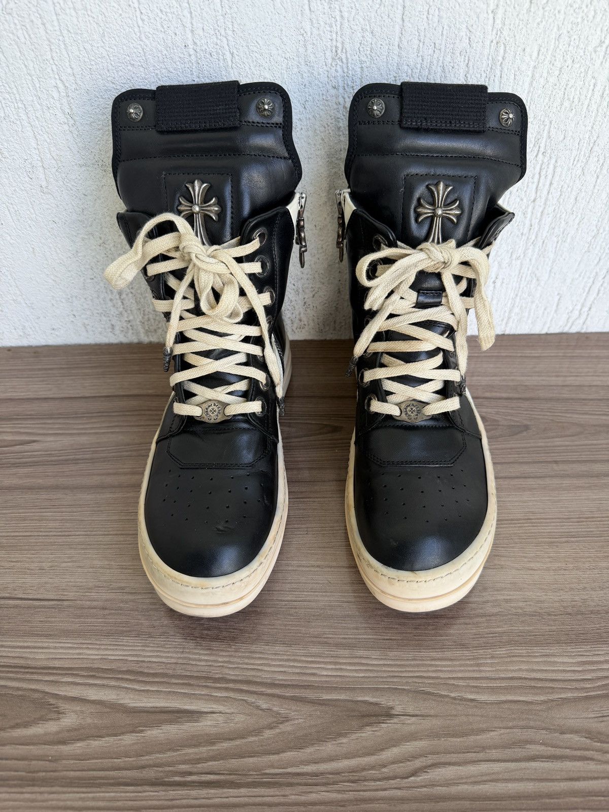 Chrome Hearts × Rick Owens W15 Geobasket Chrome hearts Size US 5.5 / EU 38 - 1 Thumbnail
