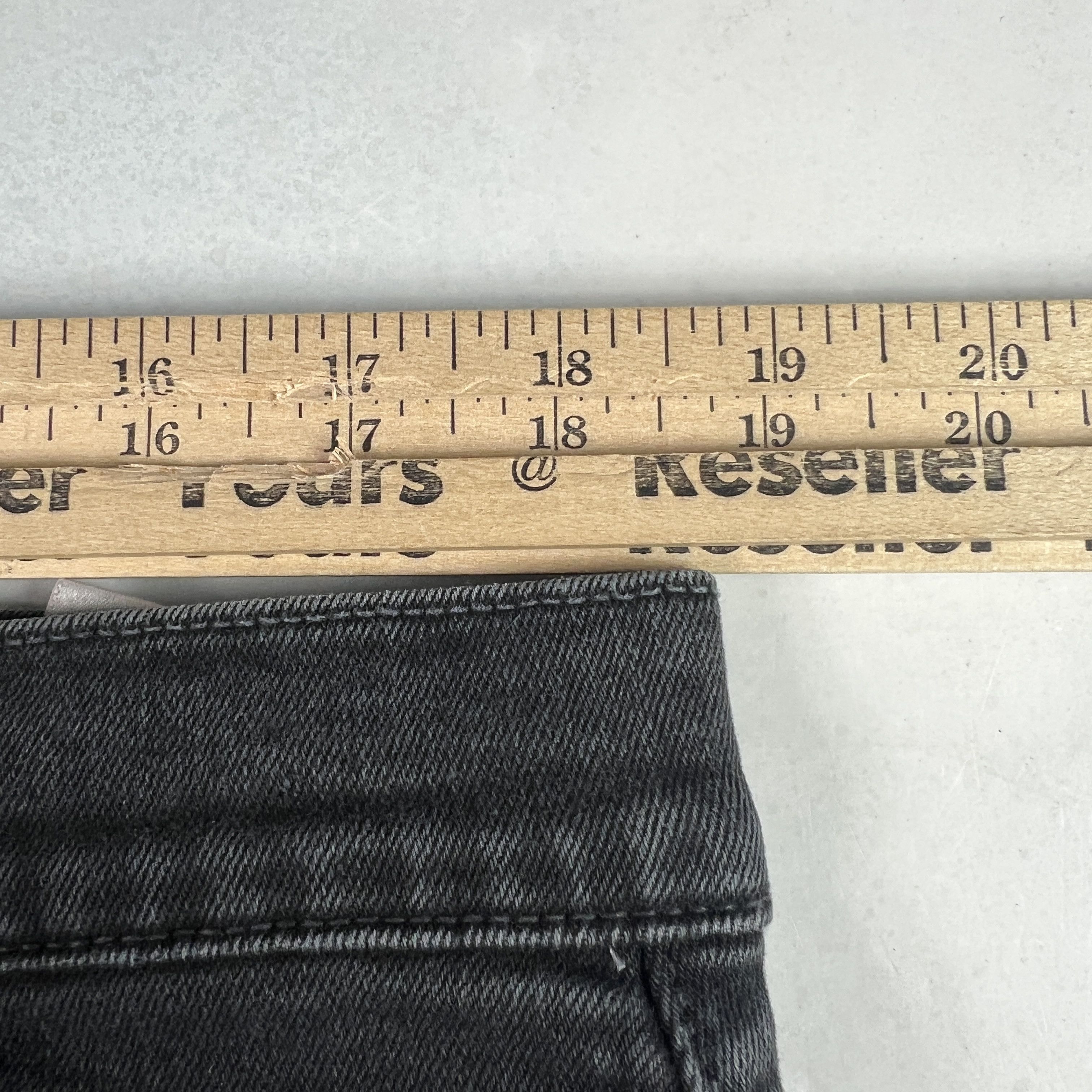 Baldwin Baldwin Jeans Henley Slim Straight Dark Grey Stretch Denim Size US 37 - 22 Thumbnail