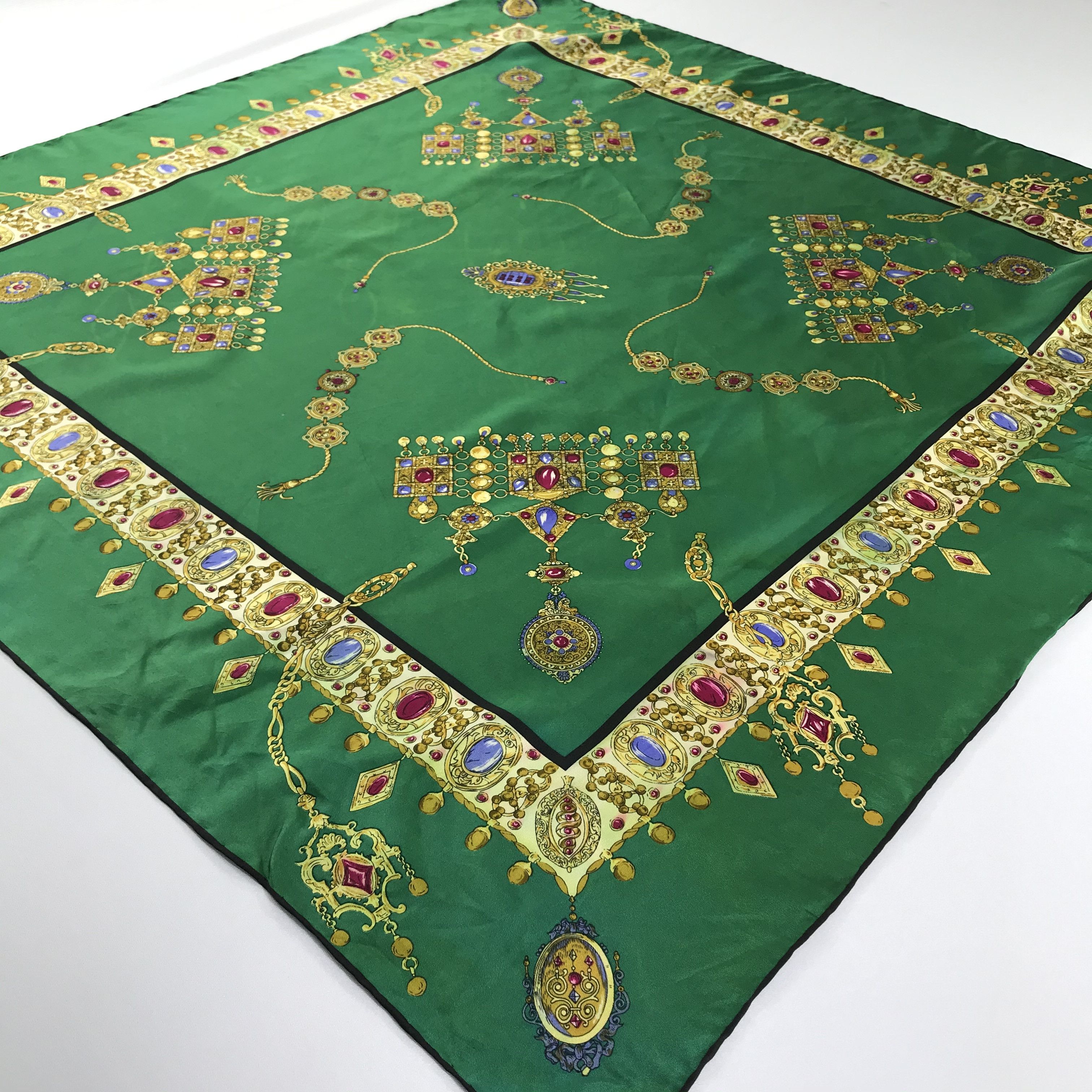 Vintage Vintage Silk Scarf Size ONE SIZE - 3 Thumbnail